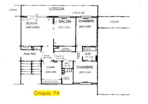  Appartement � louer 4 pi�ces 76 m� Maidi�res