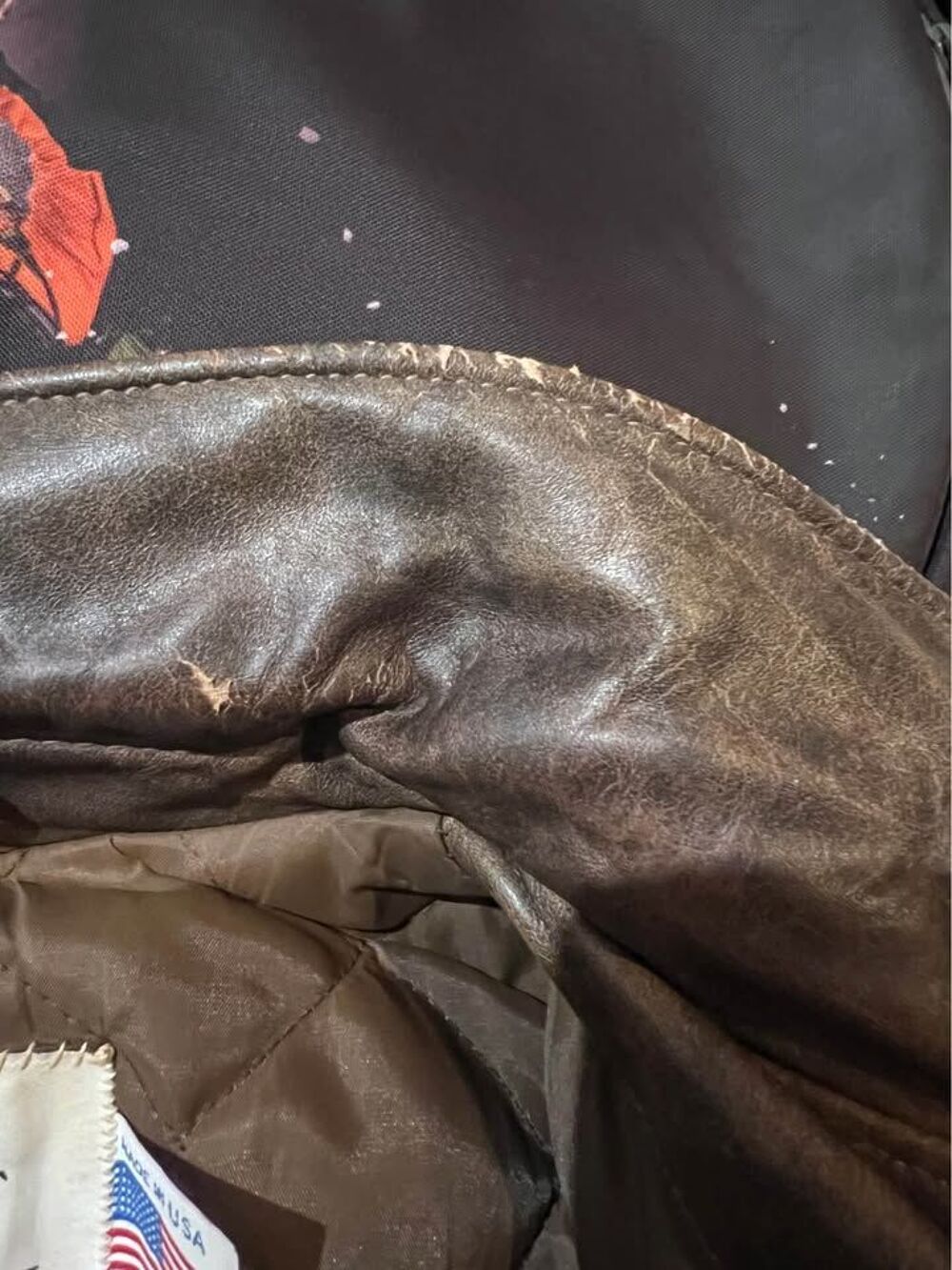 Schott IS 674 MS marron vieilli rare Vêtements