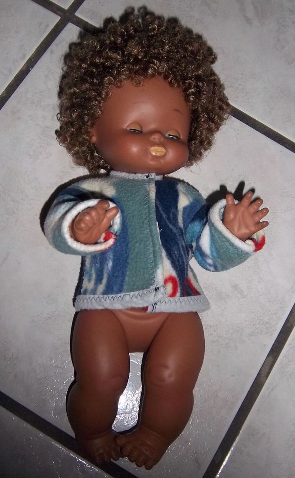 Veste ton bleu poup&eacute;e Jeux / jouets
