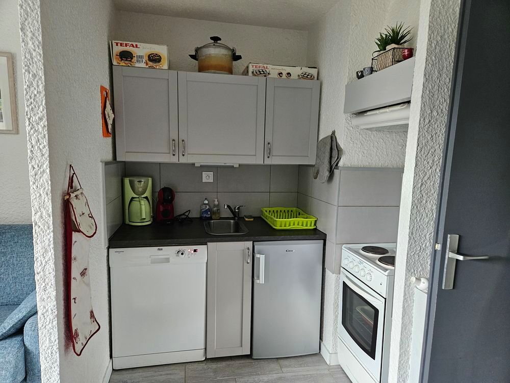   Les 2 Alpes Gd studio plein Sud Centre pied pistes+2 garages Rhône-Alpes, Les Deux Alpes (38860)