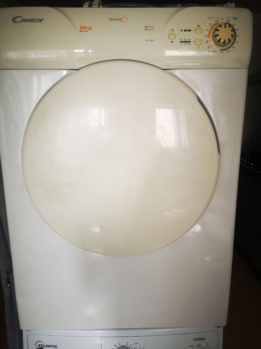 S&egrave;che linge Candy 8 kg class&eacute; A
Electroménager