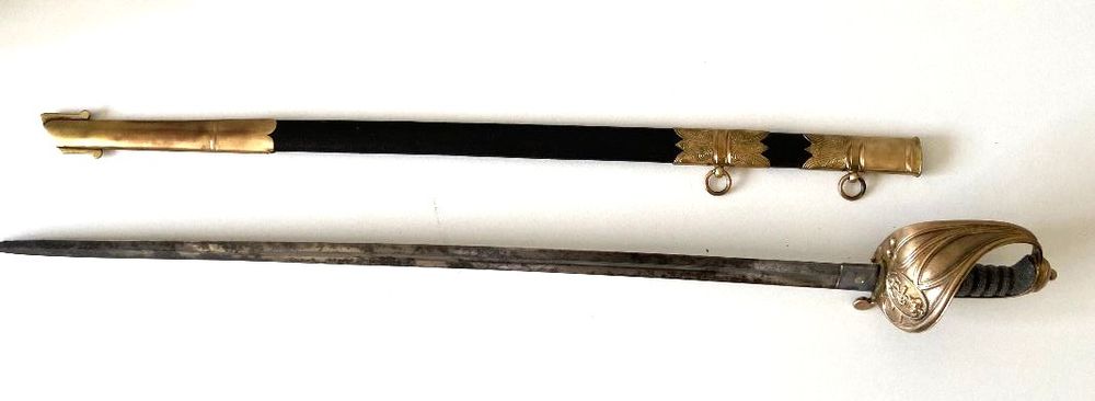 Sabre Officier de Marine Anglaise Mod&egrave;le 1827 Victorienne 