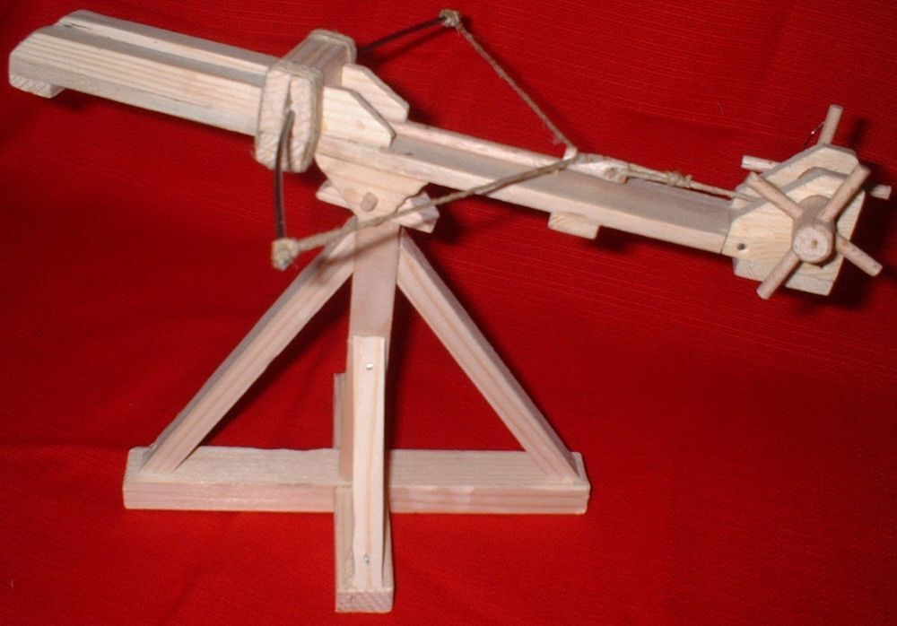 Maquette d'arbal&egrave;te &agrave; tour. Jeux / jouets