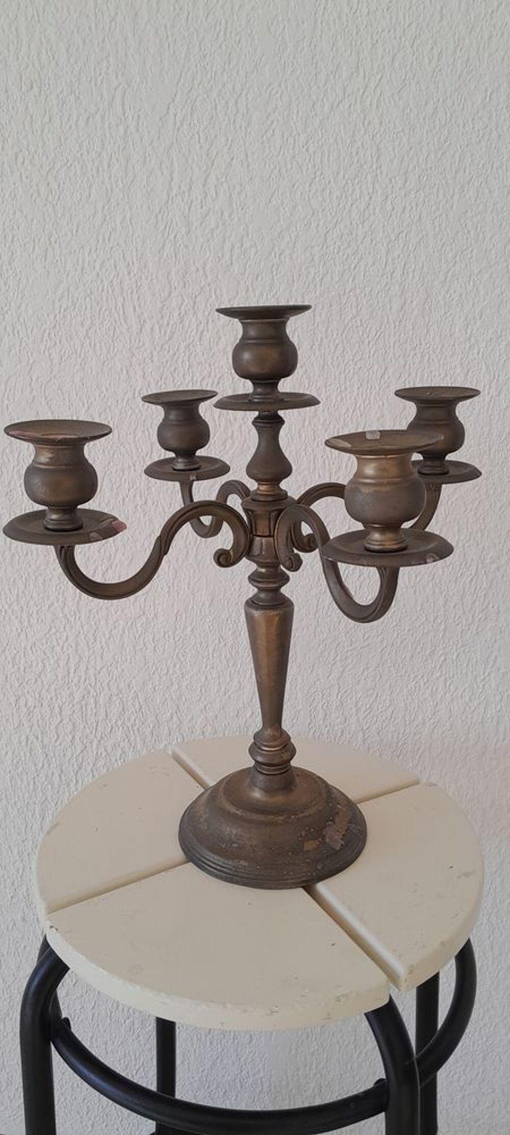 chandelier bronze 5 branches Décoration