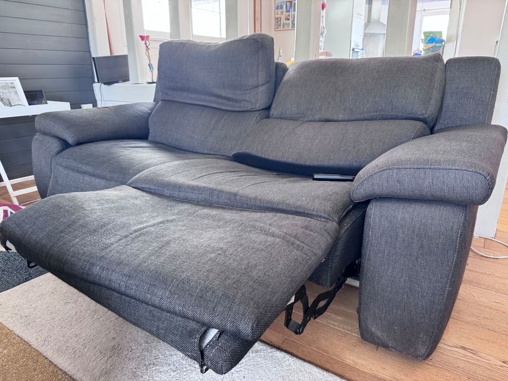 Canap&eacute; + Pouf assorti Meubles
