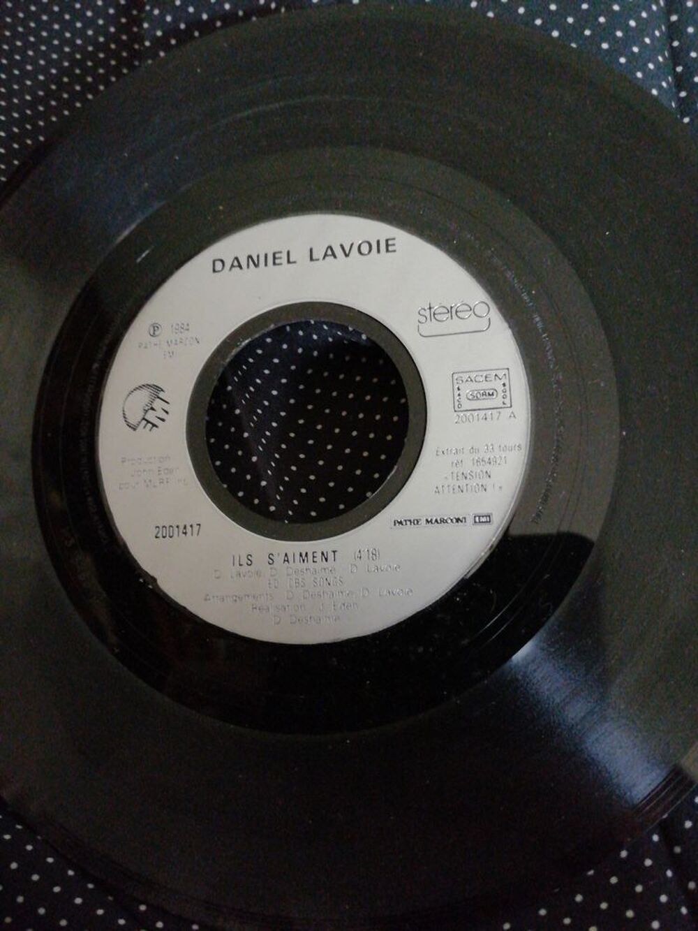 Daniel Lavoie Ils s'aiment 1984 CD et vinyles