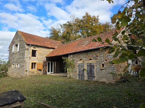   Belle situation avec vue. Petite maison en pierre � restaurer. Maison - 3 pi�ce(s) - 65 m�