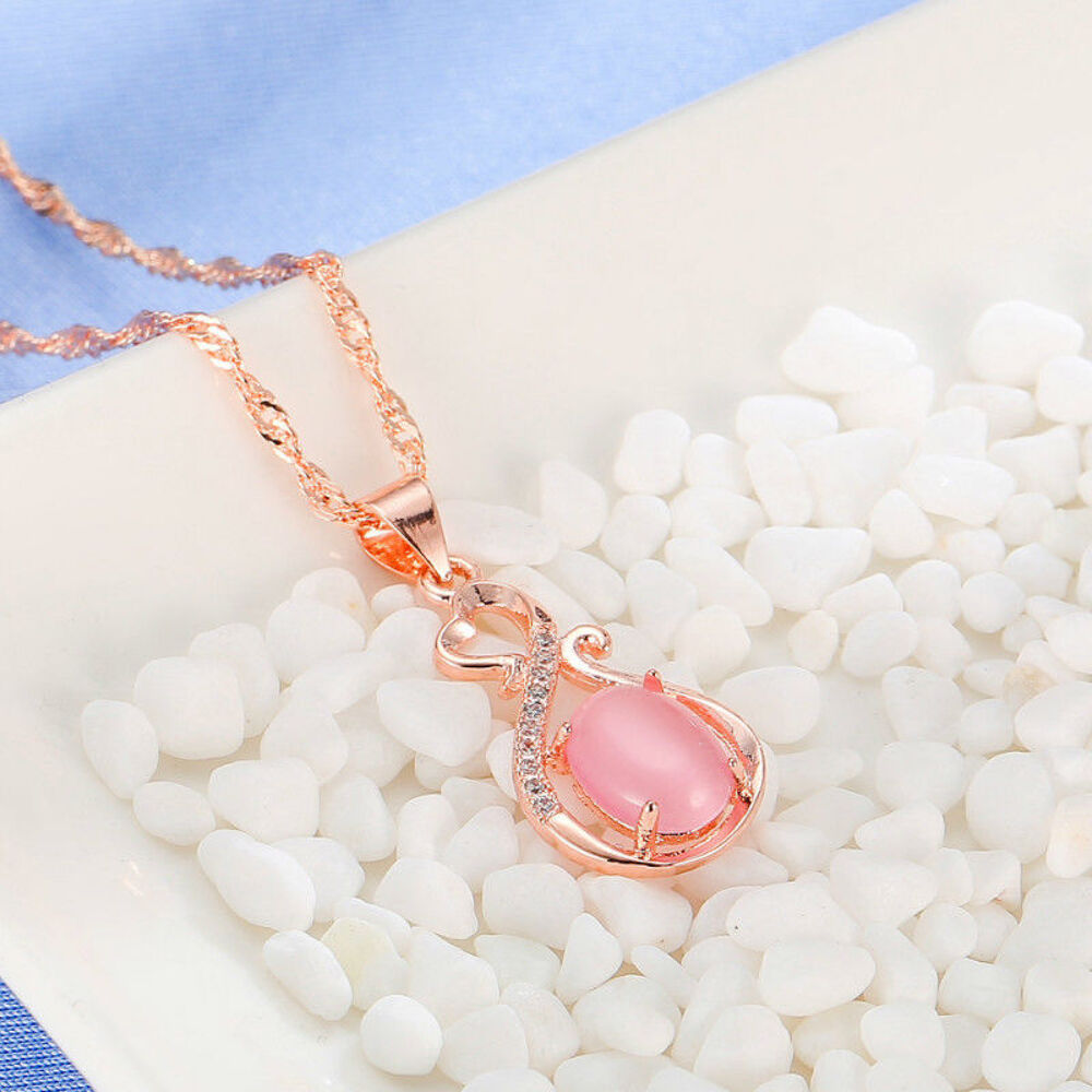 19 Pendentifs cristal rose Bijoux et montres