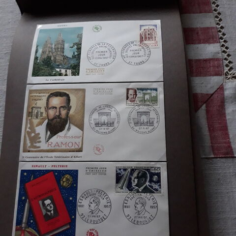 Collection de timbres 
Enveloppes premier jour 80 Charenton-le-Pont (94)