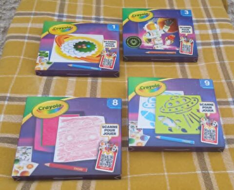 Lot de 4 Kits Créatifs   Crayola   Fabriqué pour Mc Donald's 5 La Ferté-Alais (91)
