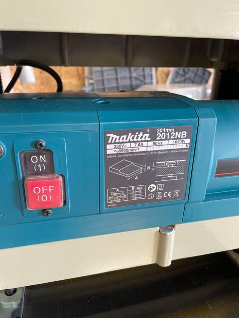Raboteuse de chantier Makita Sallanches (74)