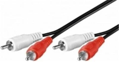 :CABLE AUDIO STEREO 2 RCA vers 2 RCA MALE 1m20 2 Milhaud (30)