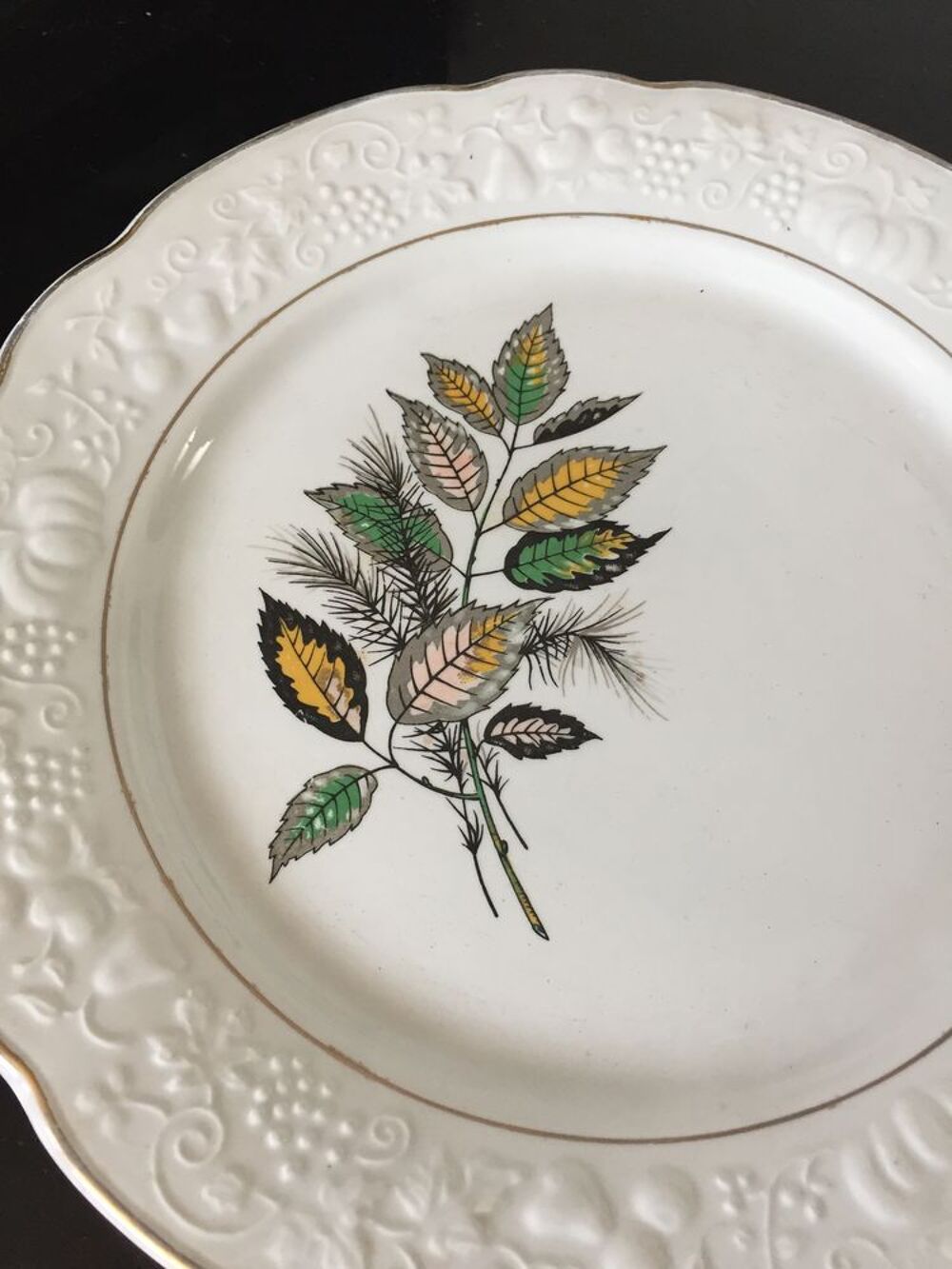 Duo d?assiettes Sarreguemines Dcoration