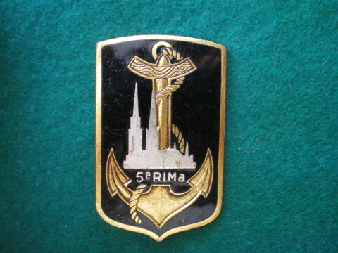 Insigne colonial du 5° RIma 40 Caen (14)