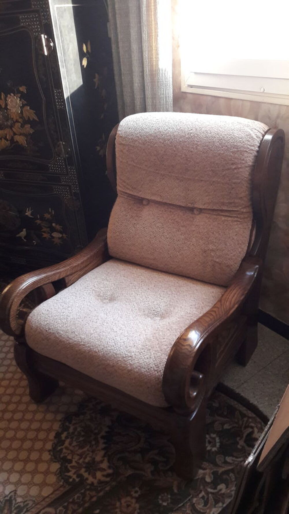 CANAPE 3 PLACES ET SES 2 FAUTEUILS Meubles