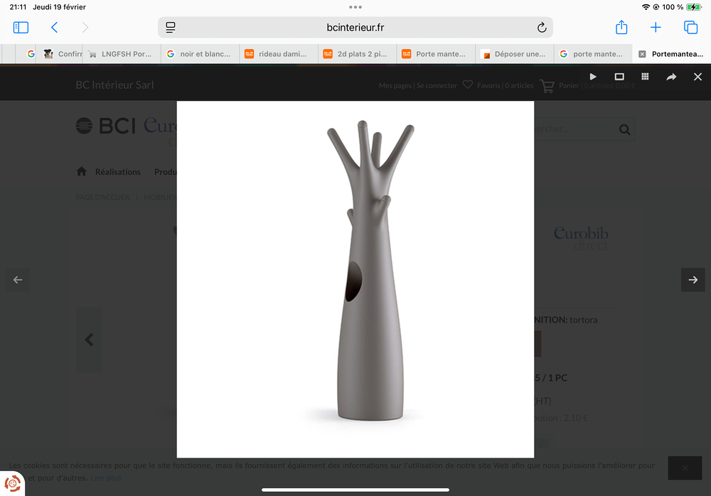 Recherche porte manteau Godot Meubles
