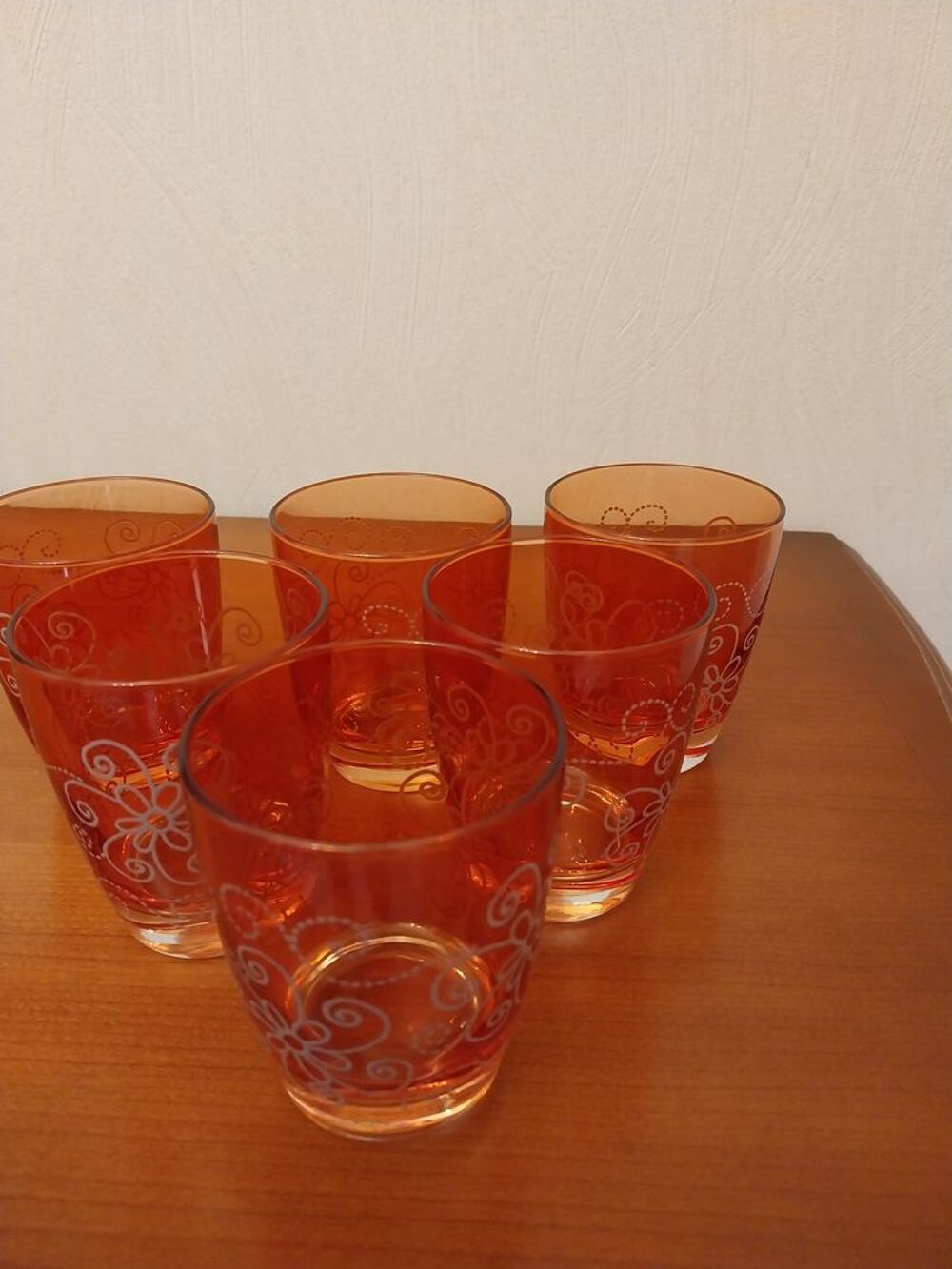 VERRES A EAU Décoration