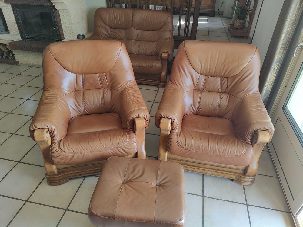 Lot canap&eacute; + 2 fauteuils Meubles