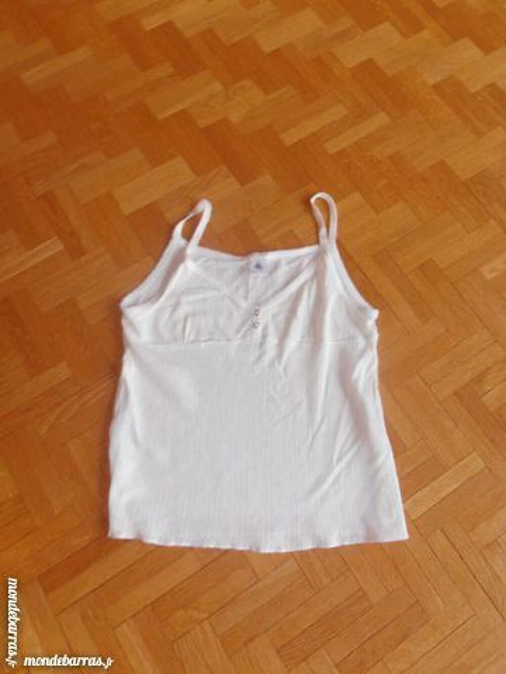 D&eacute;bardeur fille blanc Petit Bateau (50) Vêtements enfants