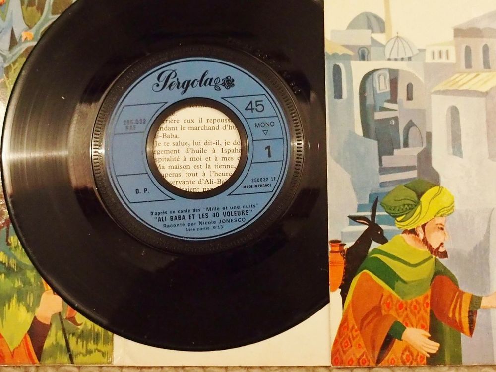 Livre disque vinyl ALI BABA et les 40 VOLEURS CD et vinyles