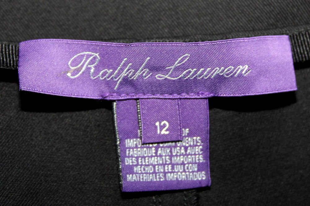 Pantalon noir RALPH LAUREN purple label 
T.12 soit 42 Fr Vêtements