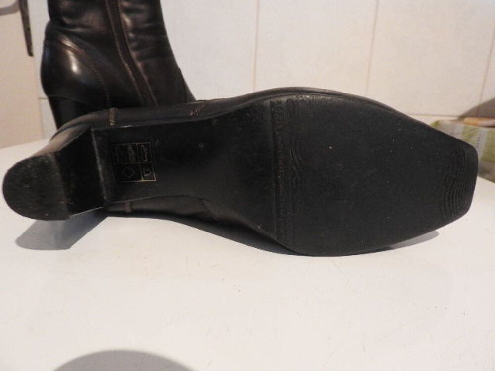 paire de bottines marron/bronze pointure 39 Chaussures