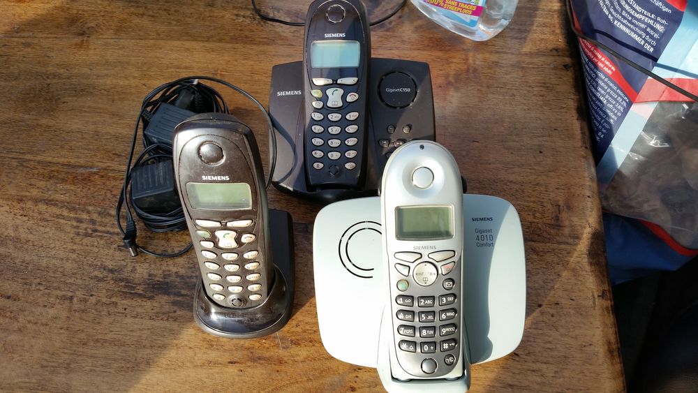 3 telephonnes gigaset siemens Téléphones et tablettes