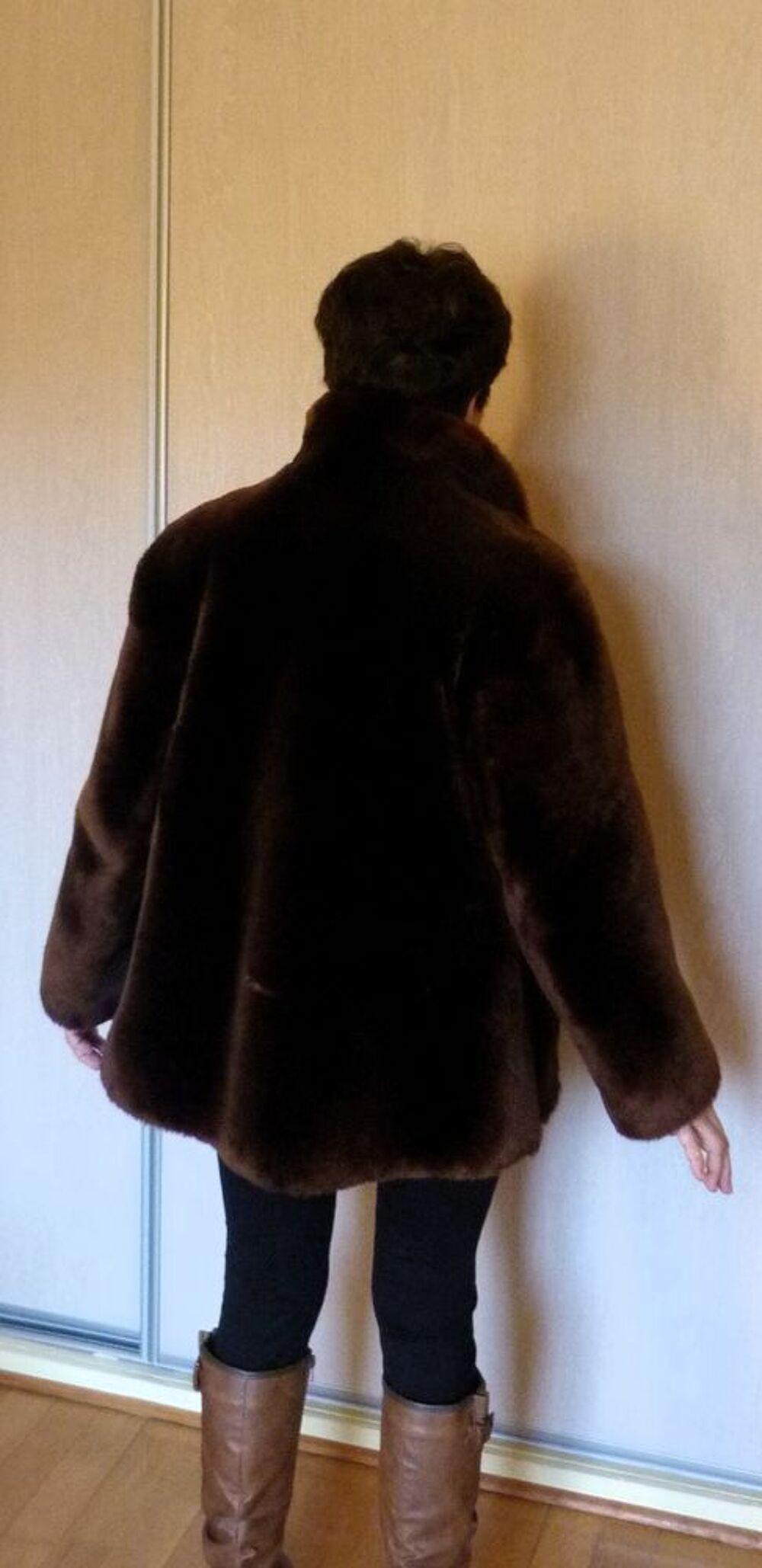 veste en mouton dor&eacute; -Vintage Vêtements
