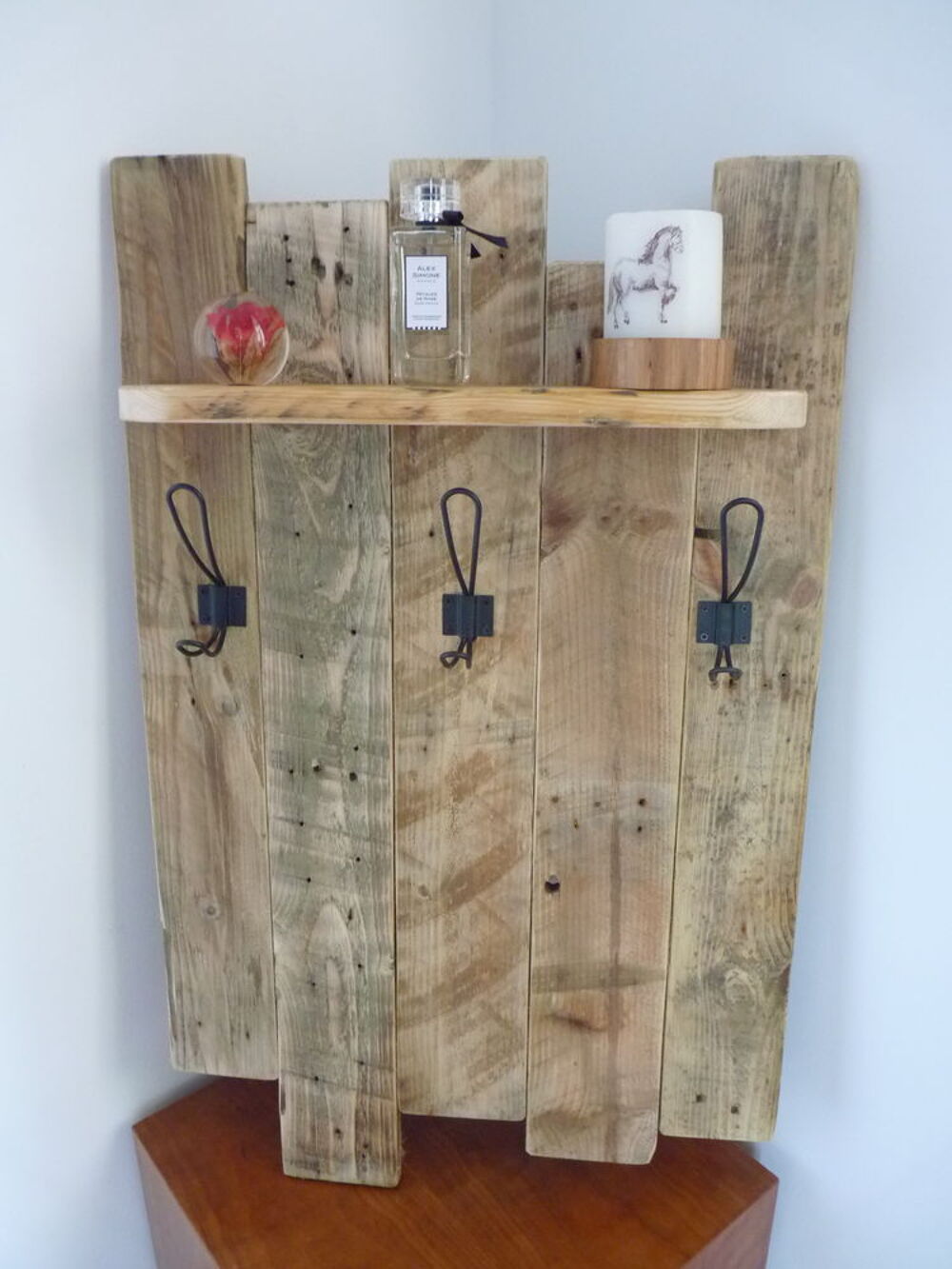 porte manteaux bois recycl&eacute;s Décoration