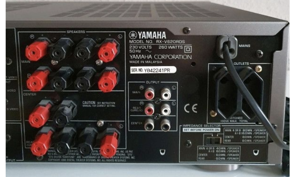 Amplificateur home-cin&eacute;ma Yamaha RX-V620 RDS
Audio et hifi