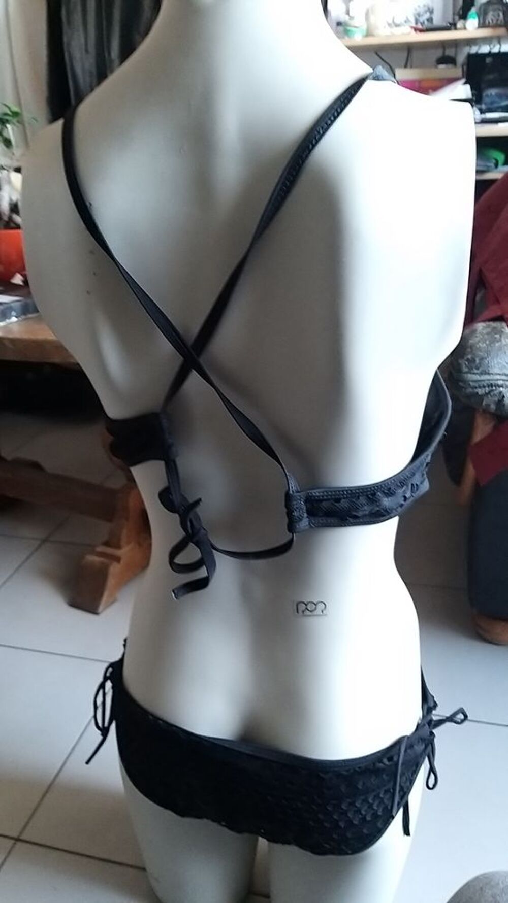 maillot une pi&egrave;ce noir Vtements