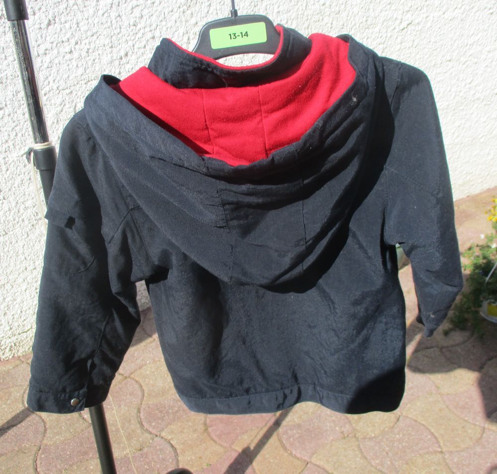 Veste Mi-Saison Doubl&eacute;e avec Capuche pour Ptit Gar&ccedil;on 36mois Pu�riculture