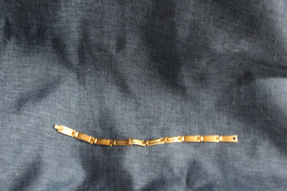 GOURMETTE PLAQUE OR/ Bijoux et montres