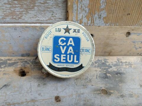 Ancienne Boite Publicitaire Cirage �a Va Seul Blanc
18 Loches (37)