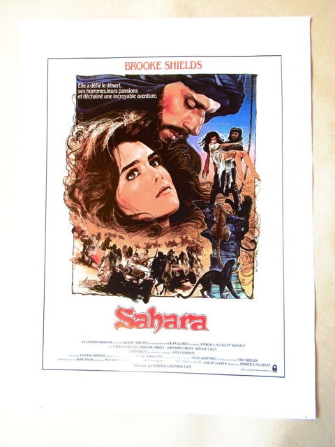 Synopsis + jeu de 12 photos d'exploitation film SAHARA 1983 28 Curtafond (01)