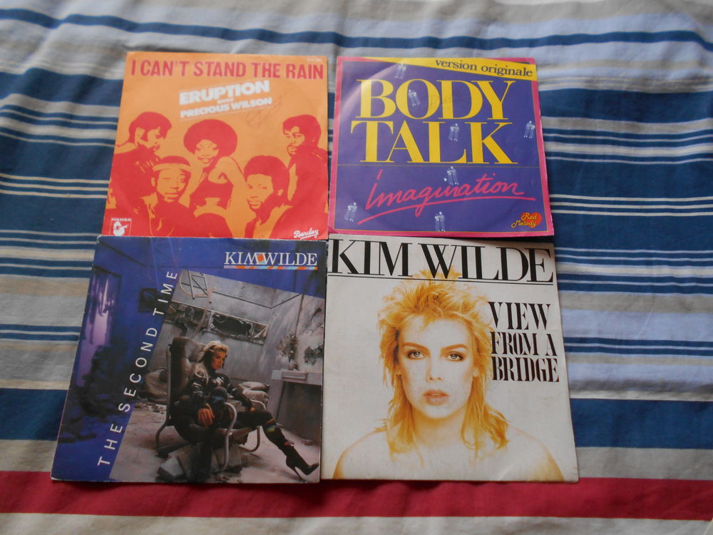 Disques vinyls 45 tours disco ann&eacute;es 80 CD et vinyles