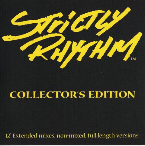 CD  Strictly Rhythm   -   Collector's Edition    Compilation 12 Antony (92)