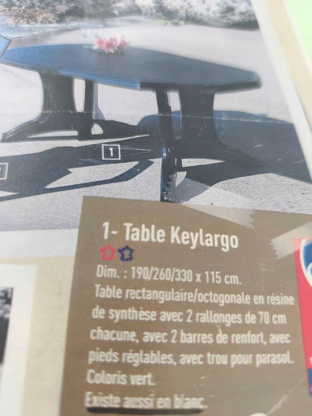Table de jardin Jardin