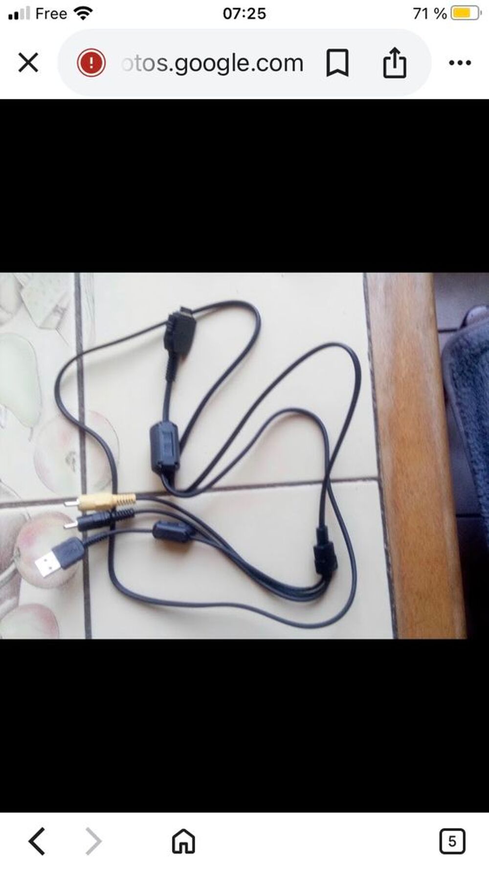 Cam&eacute;scope argent&eacute; avec accessoires et sacoche Photos/Video/TV