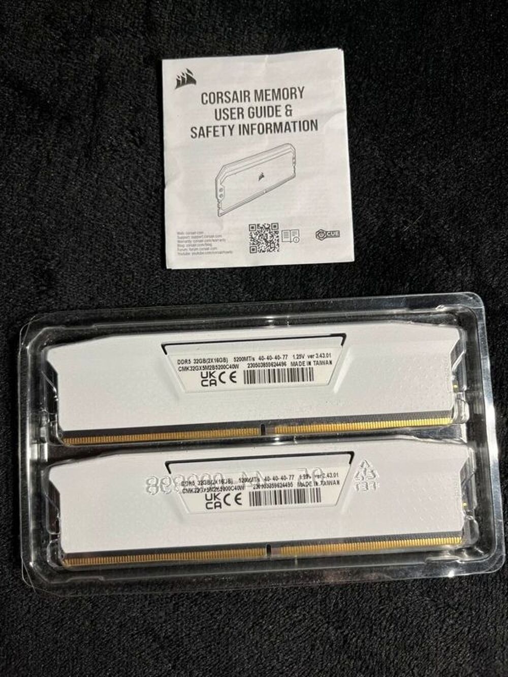 Ram ddr5 corsair vengeance 5600 cl40 Matériel informatique