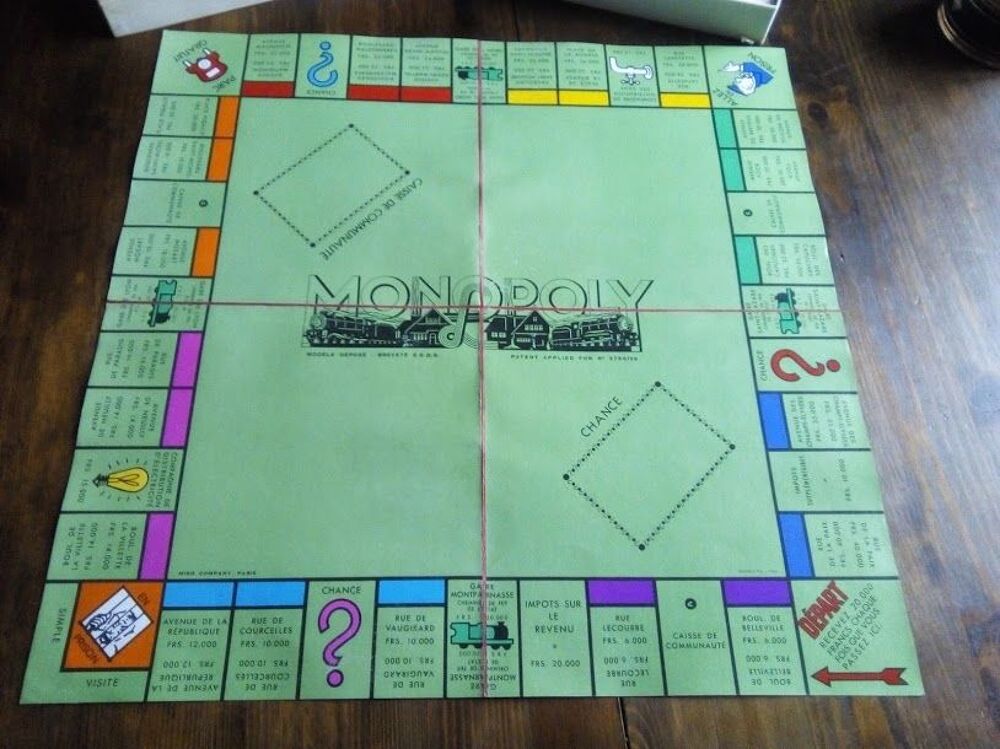 Jeu de Monopoly classique 