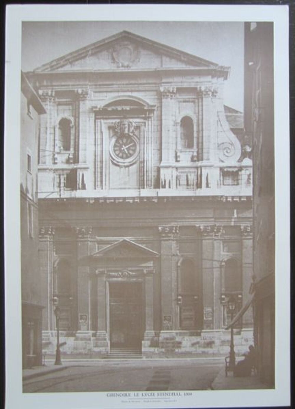 1/ Gravure GRENOBLE, MONT&Eacute;E CHALEMONT 