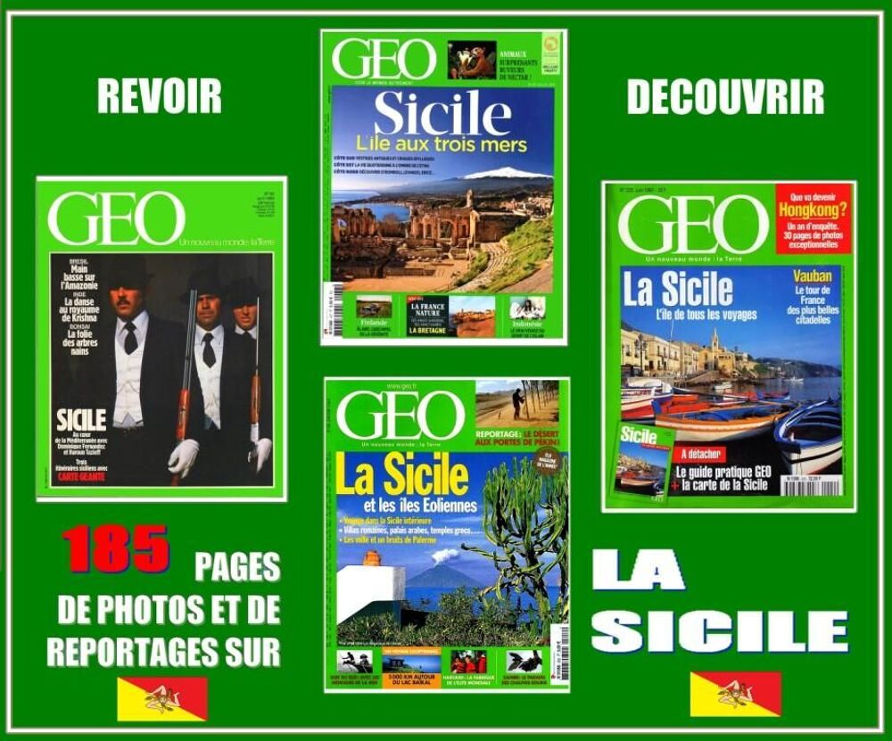 LA SICILE - Italie - &Icirc;LES EOLIENNES / prixportcompris Livres et BD