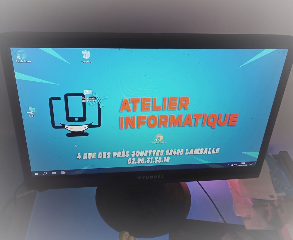 Moniteurs pc fixe Hyundai plus clavier et branchement Matériel informatique