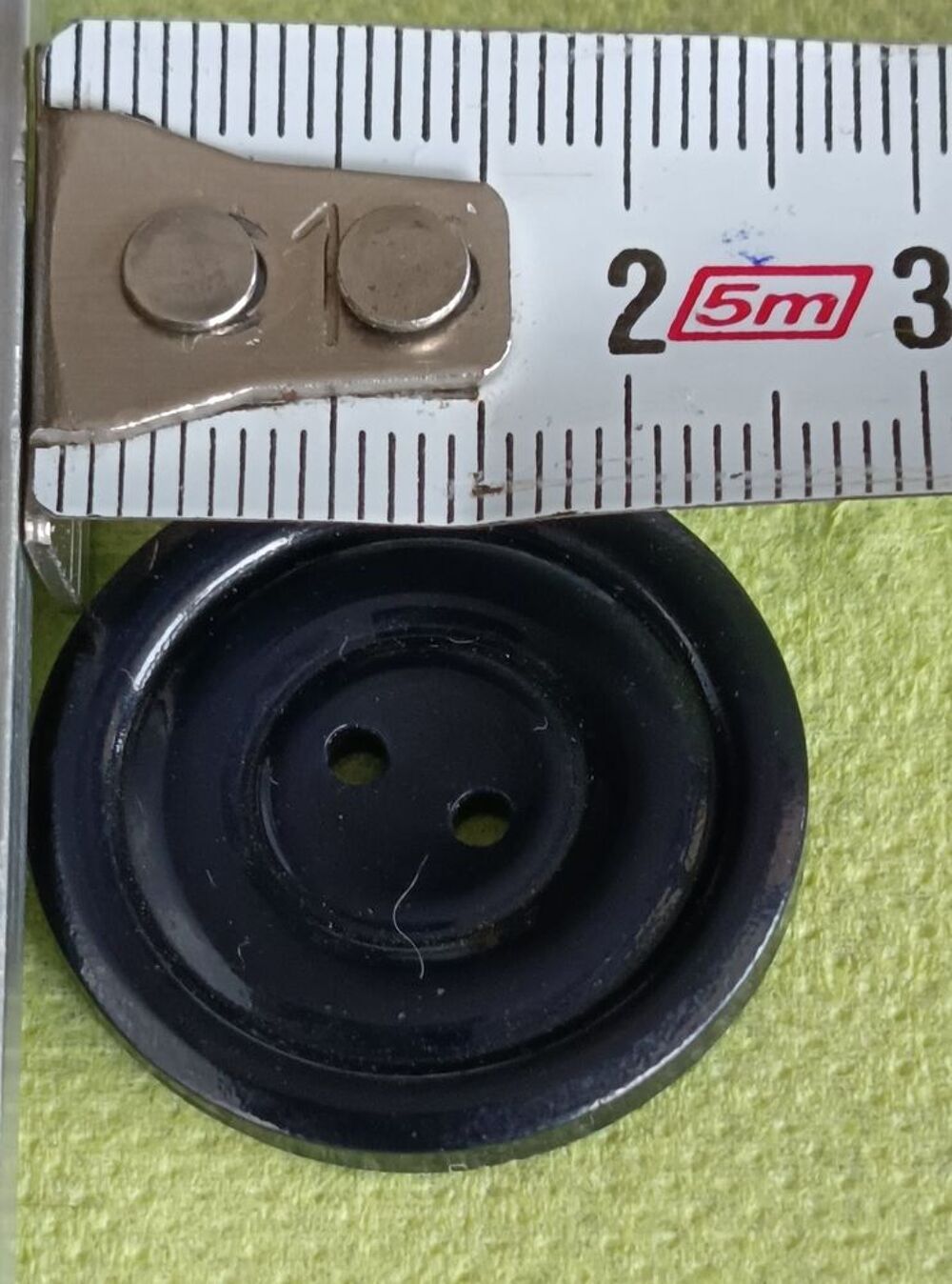 S&eacute;rie de 21 Boutons Vintage Bleu Nuit 2 ,5 cm N&deg;91 