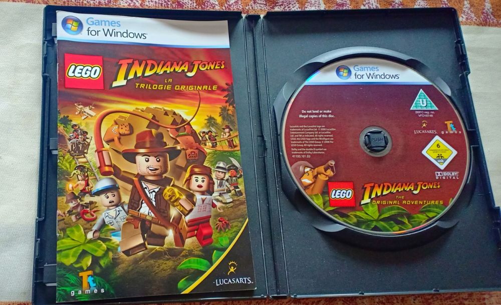 Jeu PC Indiana Jones La Trilogie Originale complet Consoles et jeux vidéos