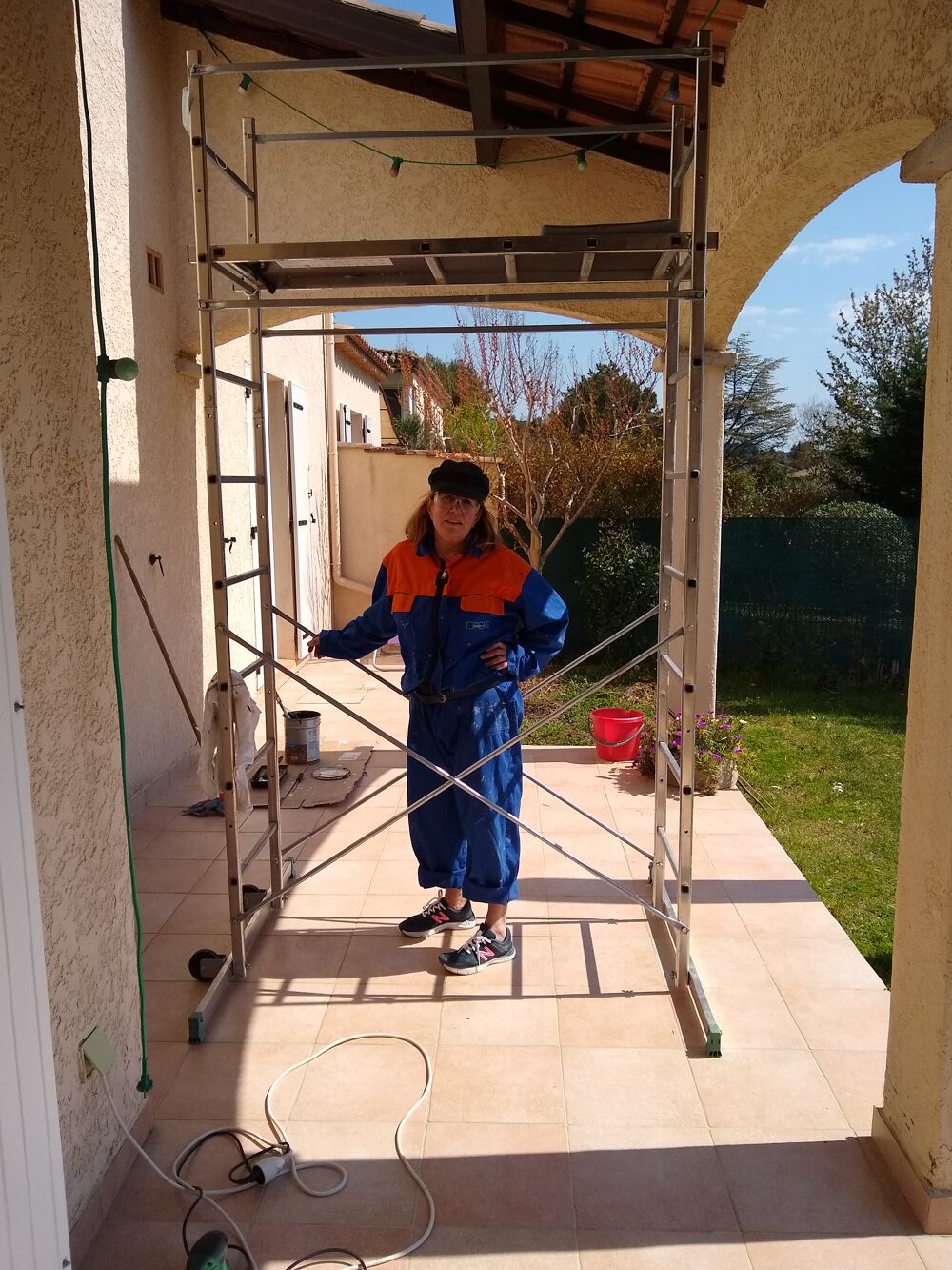ECHAFAUDAGE en Alu de 3 M de hauteur environ Bricolage