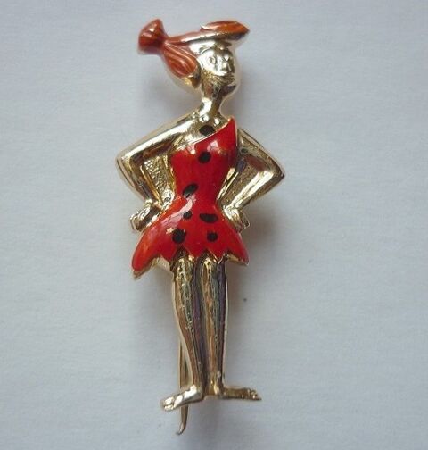 Bijou fantaisie BROCHE WILMA (Famille PIERRAFEU)  10 Loivre (51)