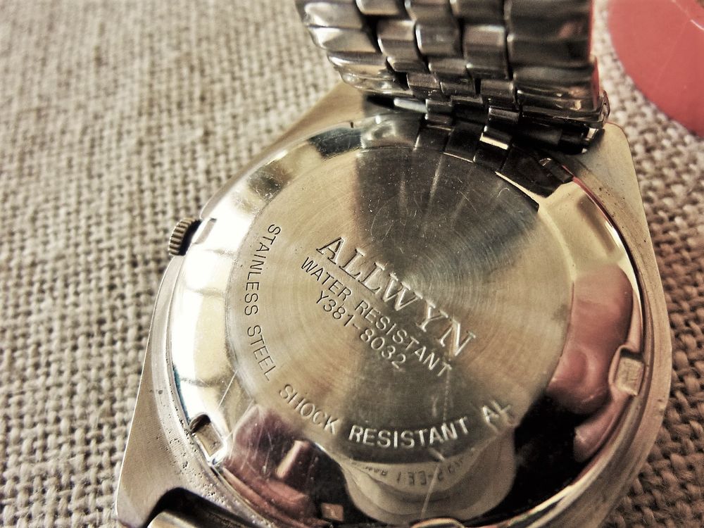 ALLWYN montre homme 21 rubis automatique 1970 ALL0007 Bijoux et montres