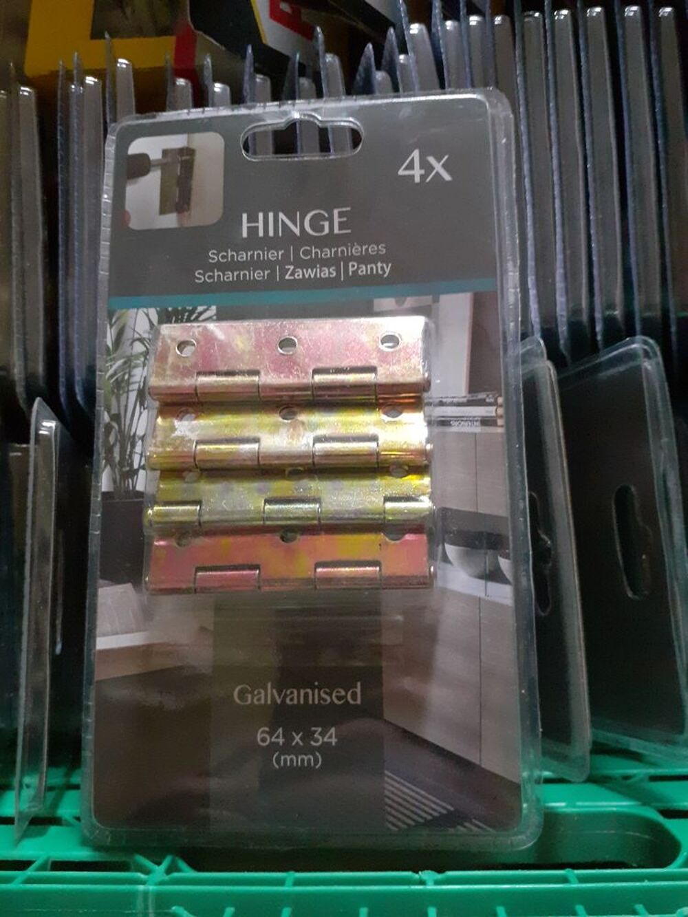 Set de charnieres 3 model differents 64 x 34 ou 64 x 62 ou 82 x 82 mm Bricolage